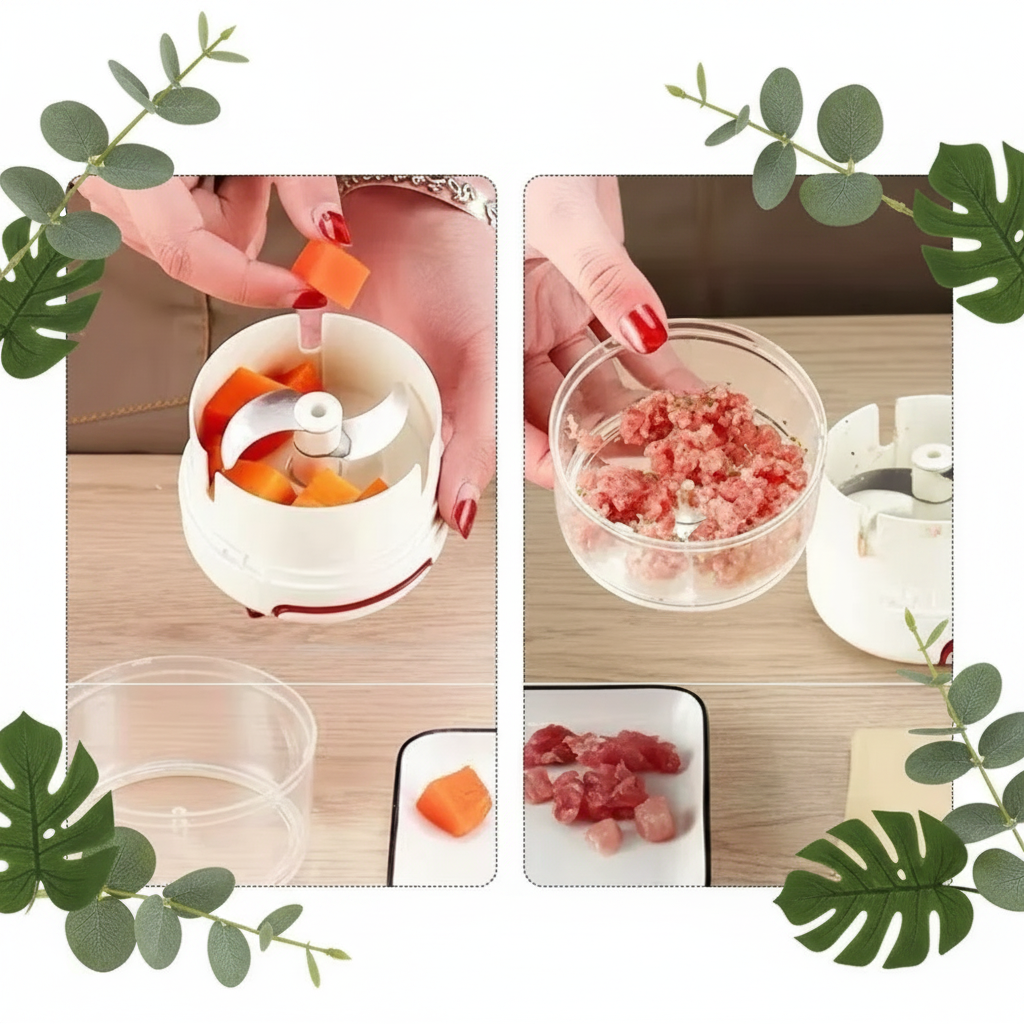 Mini Plastic Garlic Crusher
