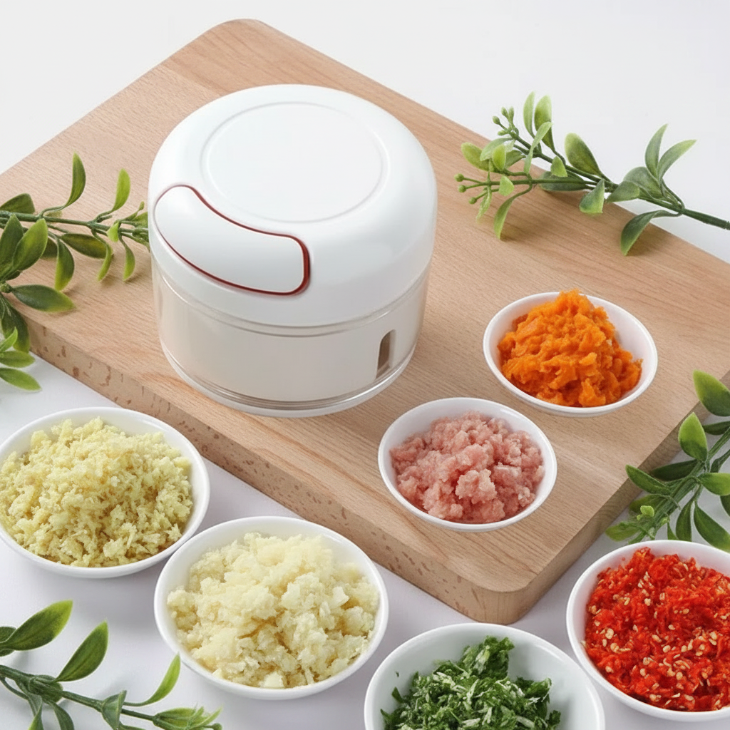 Mini Plastic Garlic Crusher